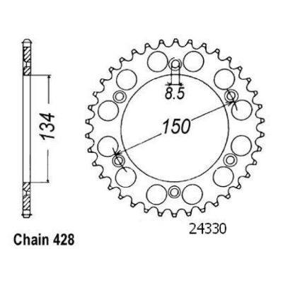 Rozeta pro Kawasaki 24330CZ52